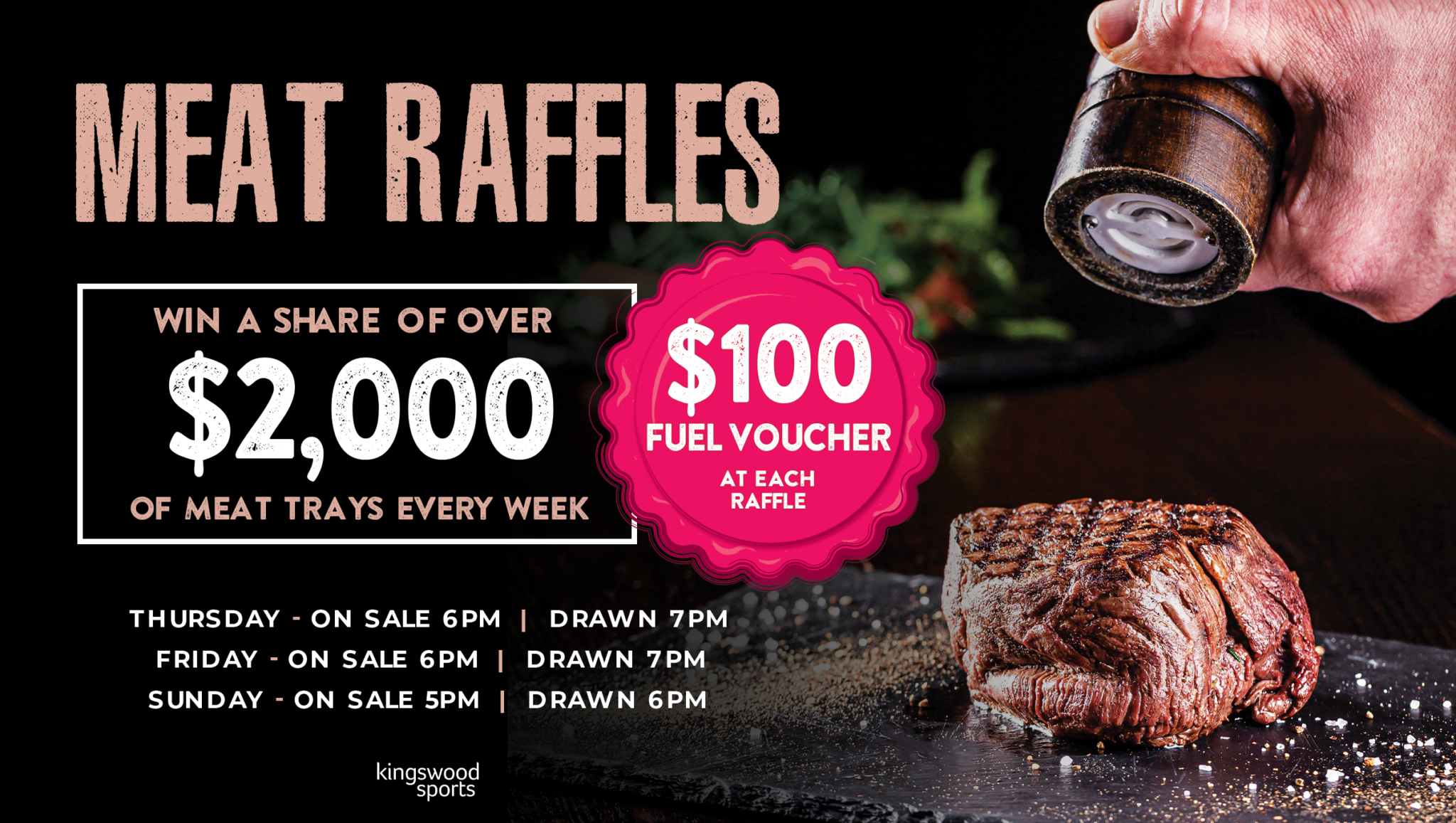 Meat Package Raffles MEAT RAFFLES | Easts Kingswood